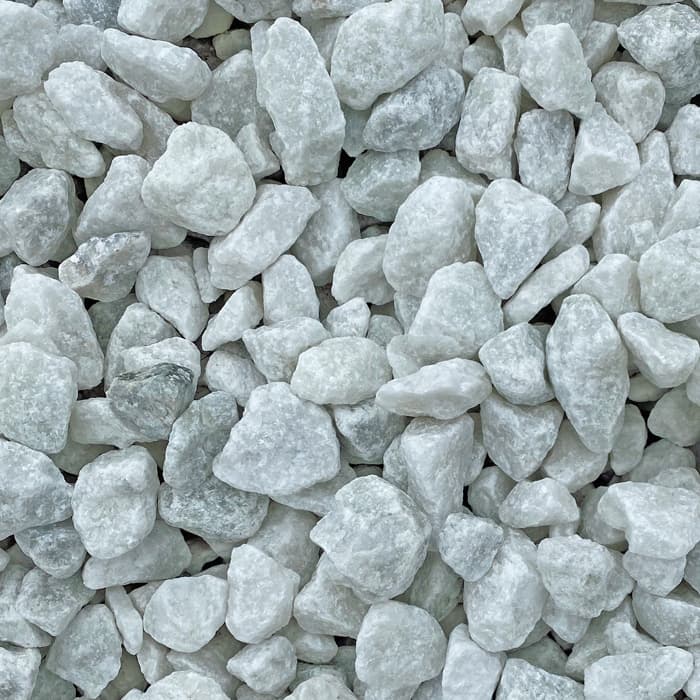 3/4" Crushed Whitestone